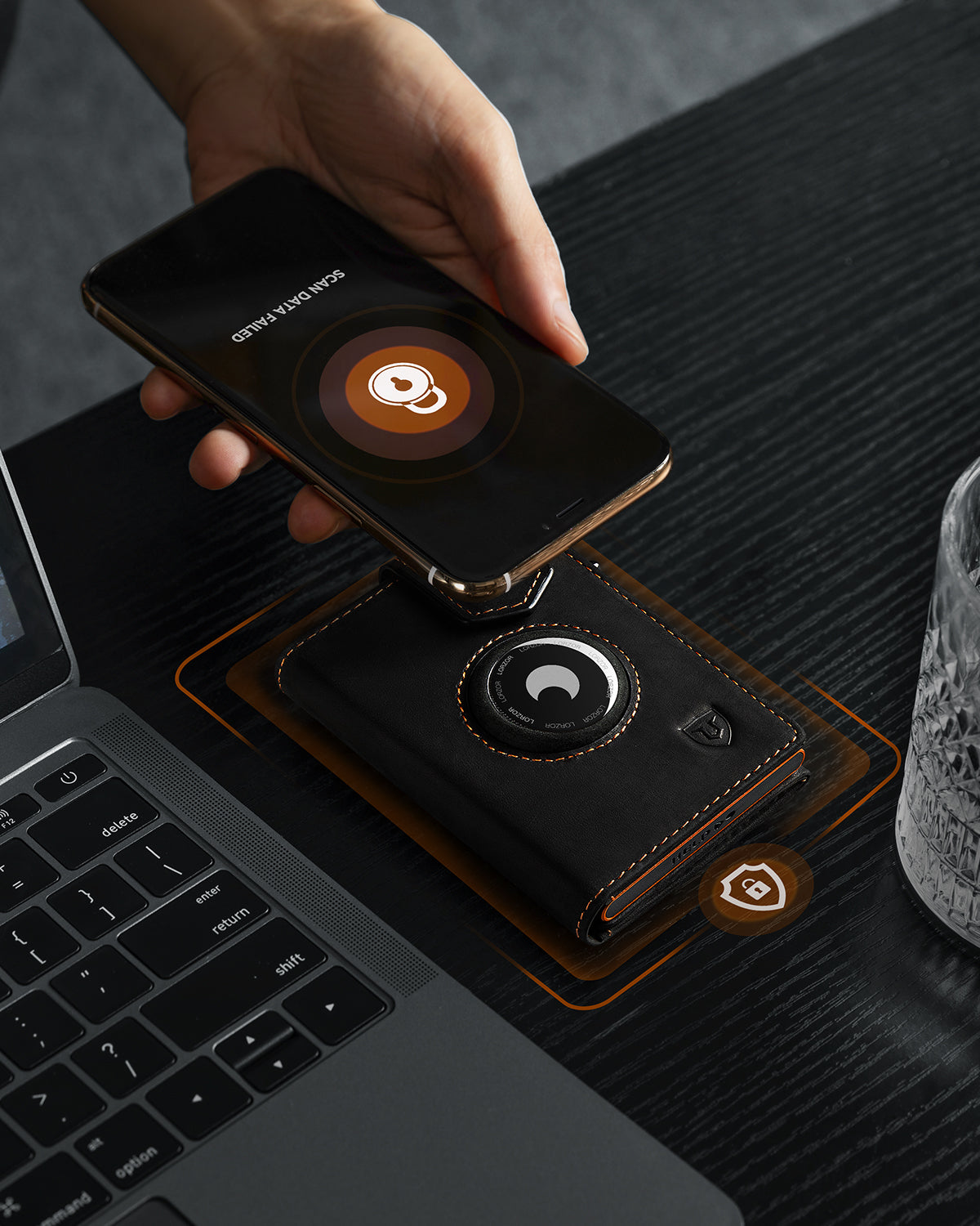 LORZOR Pop-up Wallet for Airtag GMA3