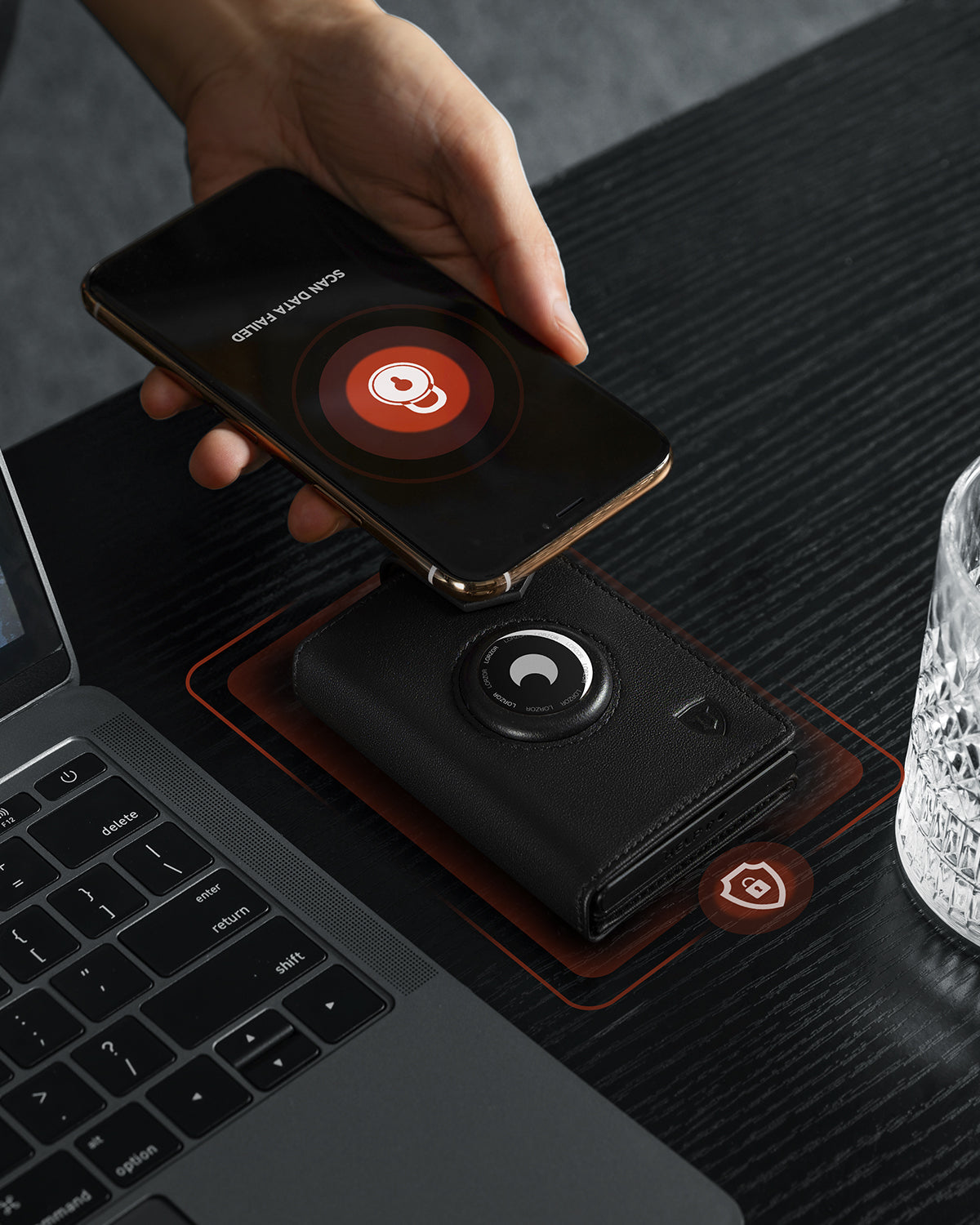 LORZOR Pop-up Wallet for Airtag GMA3