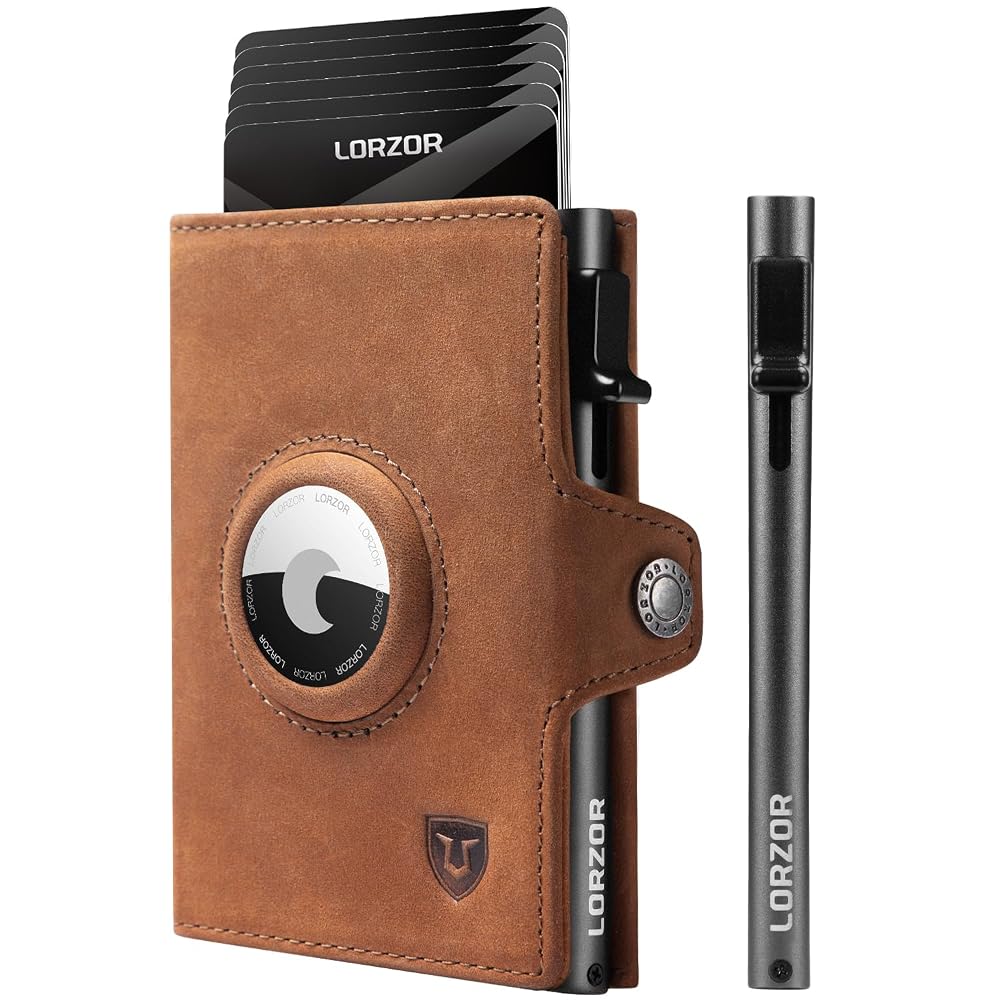 LORZOR Tripop Plus AirTag Wallet