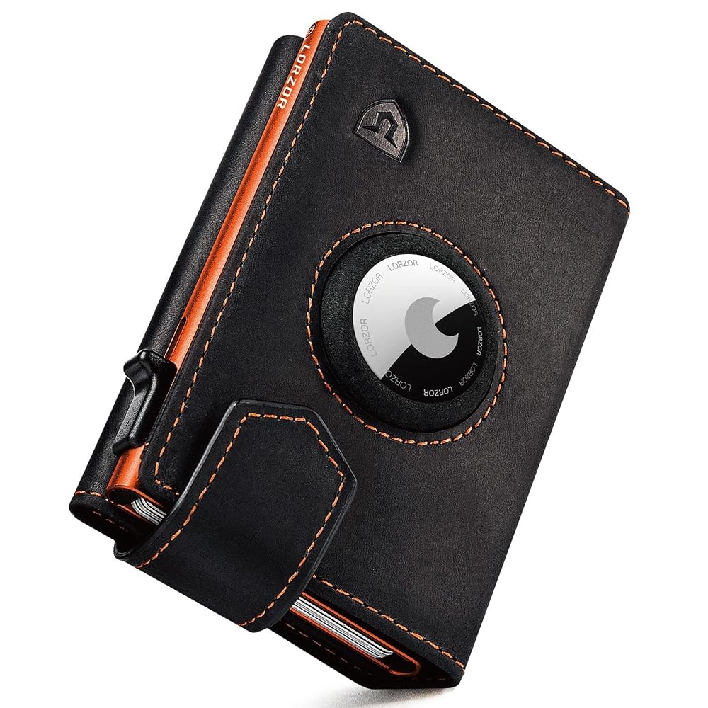 LORZOR TieSnap AirTag Wallet