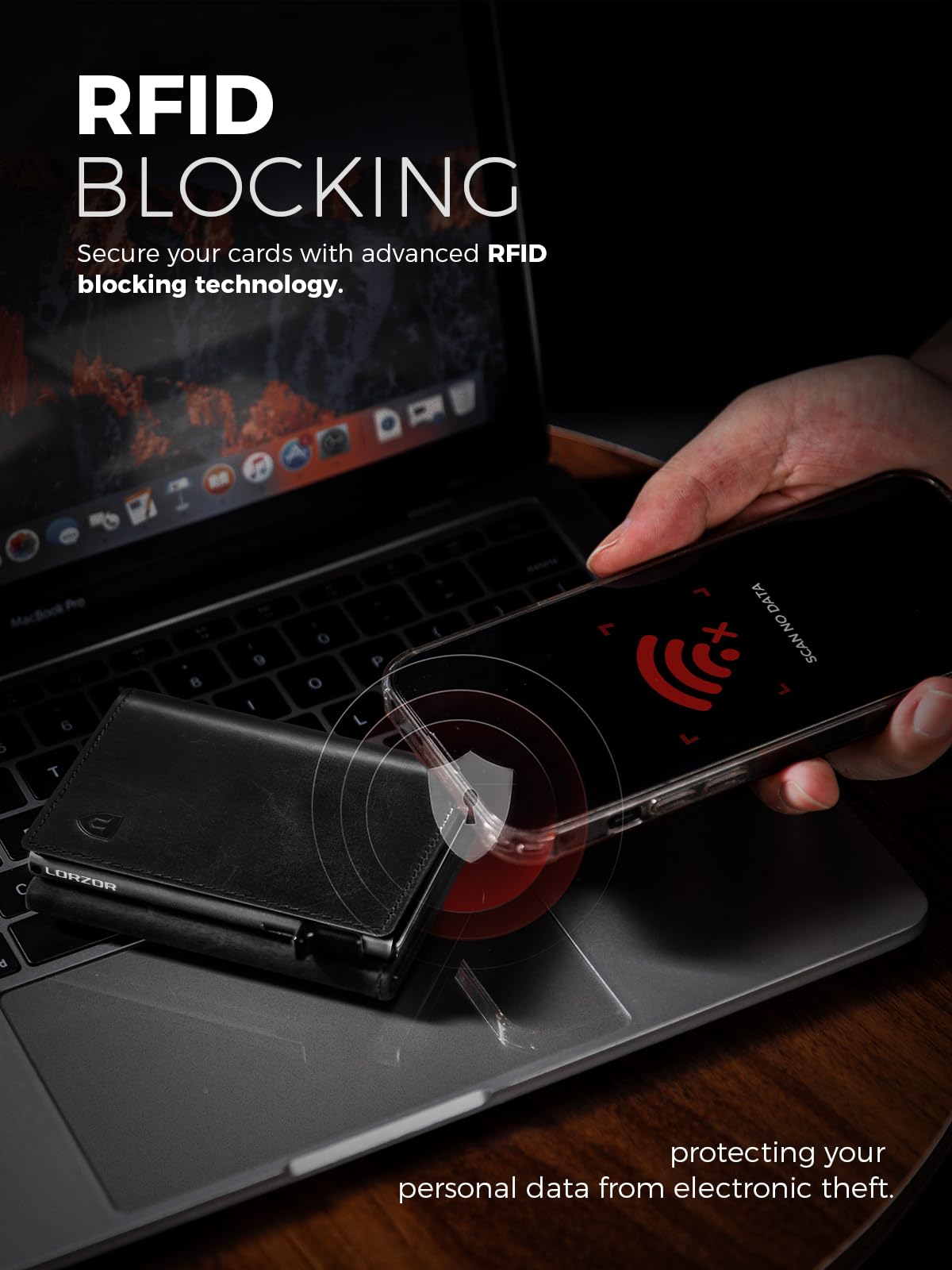 LORZOR Pop-Up Wallet For AirTag 4.5